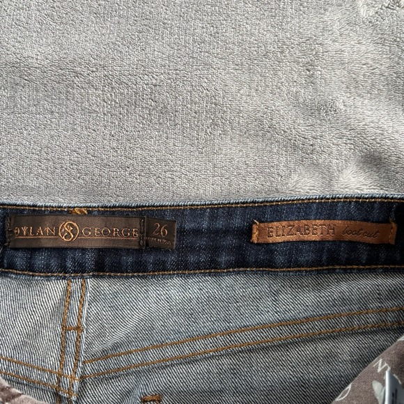 Dylan & George Jeans Womens 26 Blue Elizabeth Low Rise Boot Cut mes. (28.5x30) - Picture 8 of 13